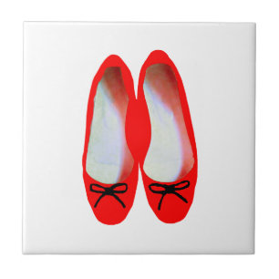 Red Shoes Ceramic Tile