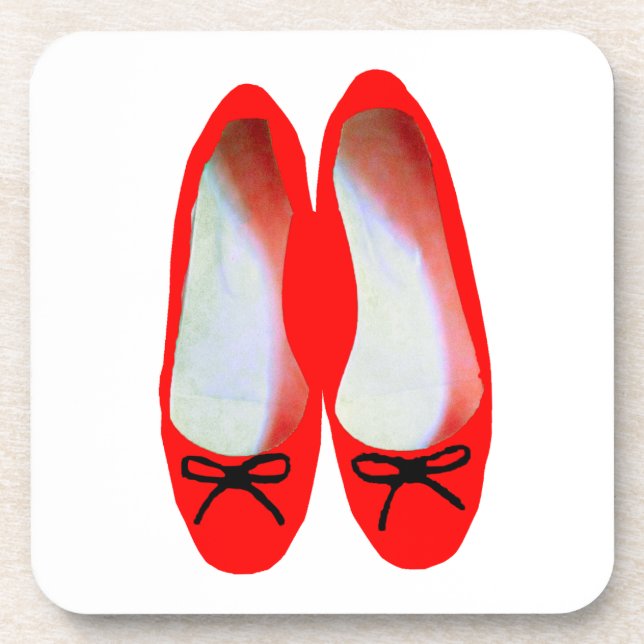 red shoes coaster (Front)