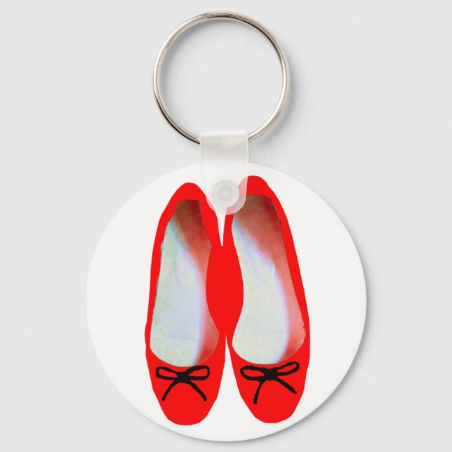red shoes key ring (Front)