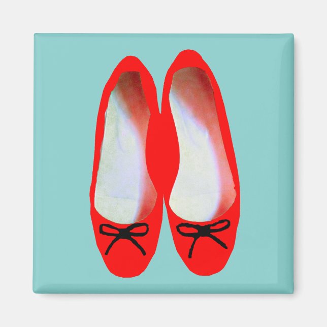 red shoes magnet (Front)