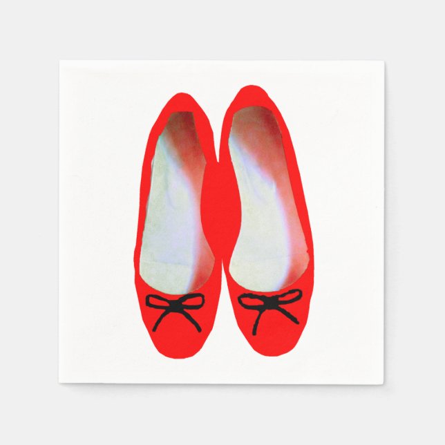 Red Shoes Napkin (Front)