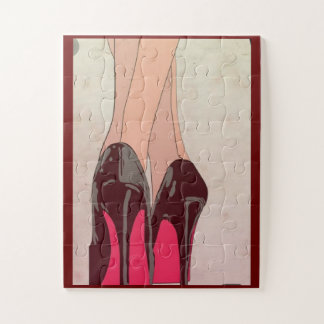 Red shoes puzzles