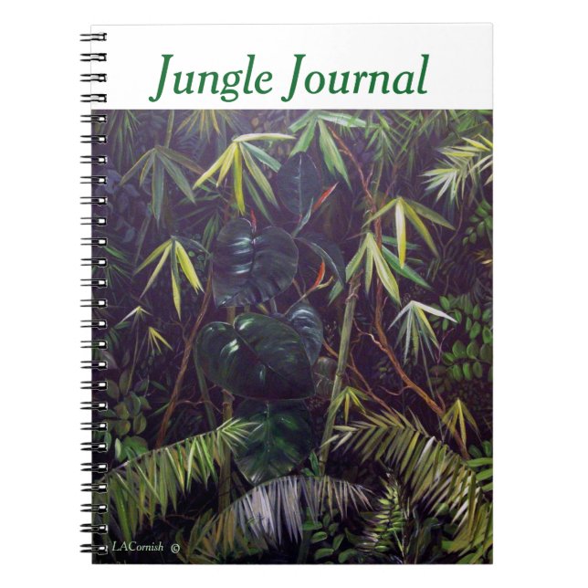 Red Shoots Jungle Note Book (Front)