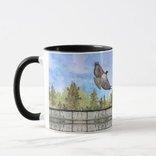 Red-Shouldered Hawk Bird Coffee Tea Mug