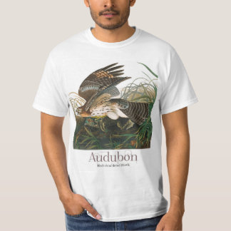 Red-shouldered Hawk by John James Audubon T-Shirt