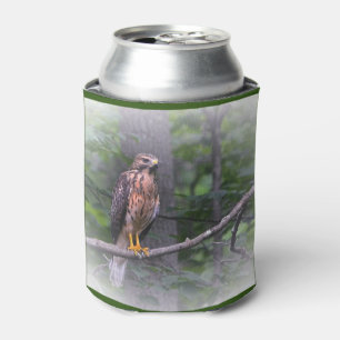 Red Shouldered Hawk Can Cooler