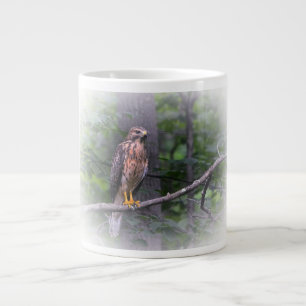 Red Shouldered Hawk Large Coffee Mug