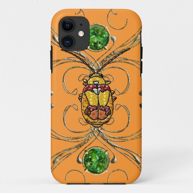 Red Shouldered Leaf Beetle Case-Mate iPhone Case (Back)