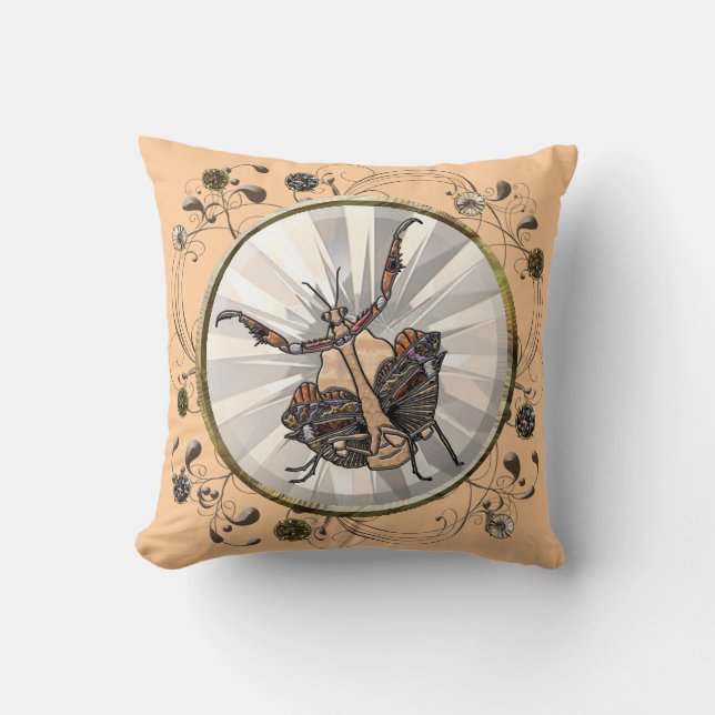 Red Shouldered Leaf Beetle Cushion (Front)