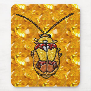Red Shouldered Leaf Beetle Mouse Pad