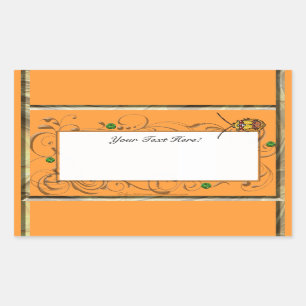 Red Shouldered Leaf Beetle Rectangular Sticker