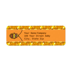 Red Shouldered Leaf Beetle Return Address Label