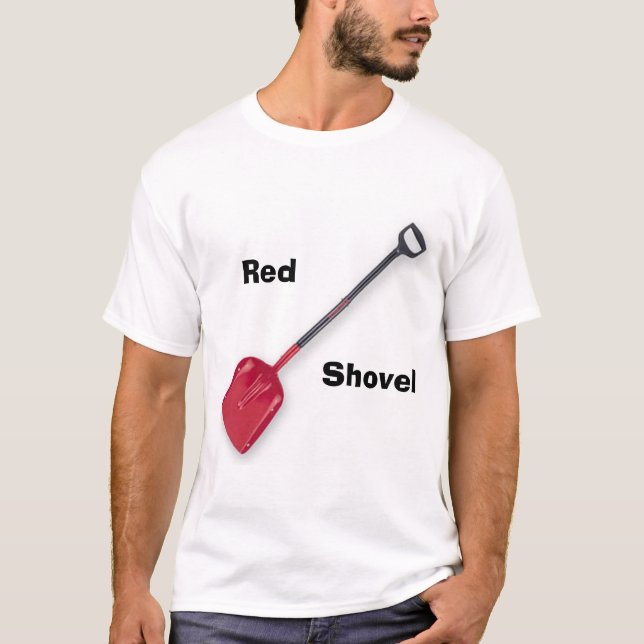 Red Shovel T-Shirt (Front)