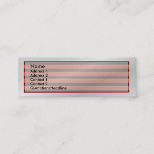 Red Shutter Transparent Profile Card