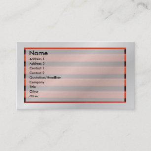 Red Shutter Transparent Profile Card