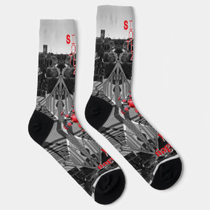 Red Sign of the Times Socks