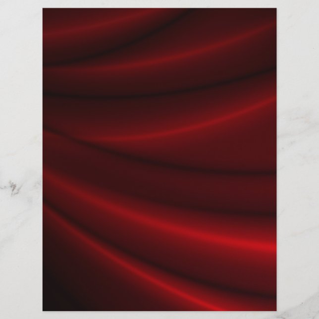 Red Silky Background Flyer (Front)