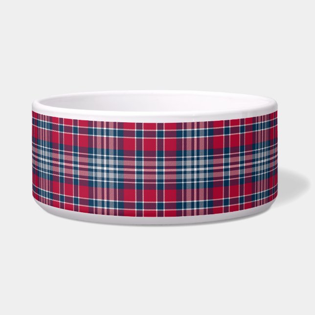 Red Silver and Blue Plaid (Front)