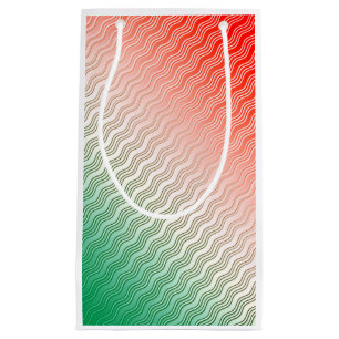 Red Silver Green Small Gift Bag