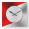 Red & Silver Modern Metallic Geometric design