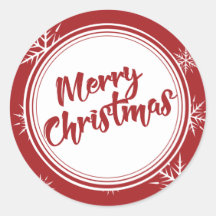 Red Simple Merry Christmas