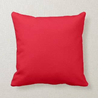 Red Simple Solid Color Cushion