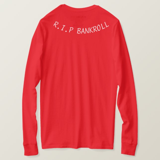 Red ski mask/Bankroll Fresh T Shirt (Design Back)