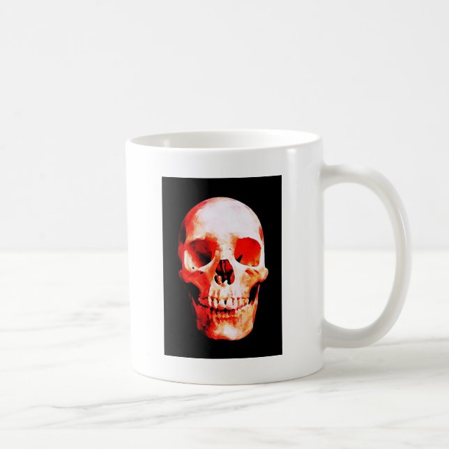 Red Skull Coffee Mug (Right)