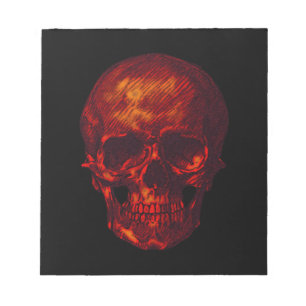 Red Skull Notepad