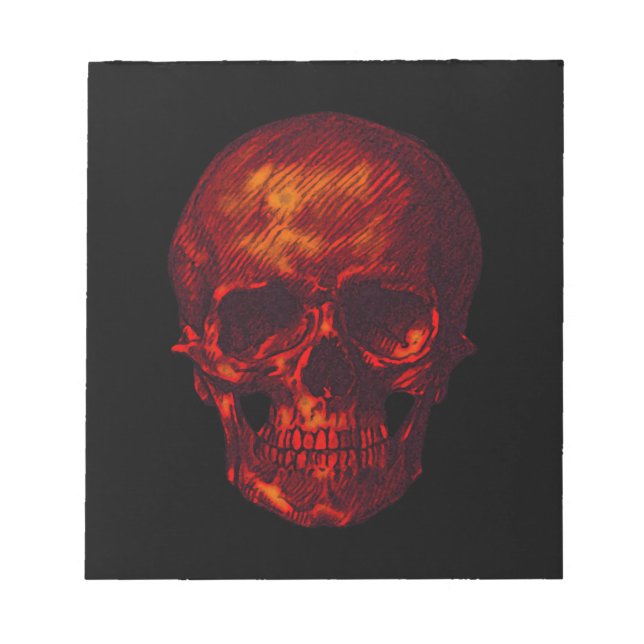 Red Skull Notepad (Front)