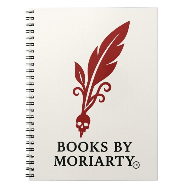 Red skull-quill  notebook (Front)