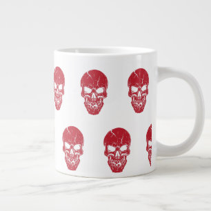 Red Skull Themed Large Coffee Mug