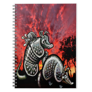 Red Sky Armadillos Notebook