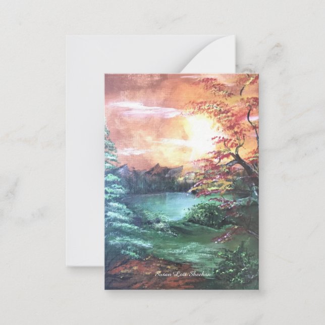 Red Sky at Night Card (Front)