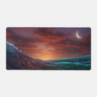 Red Sky at Night Desk Mat