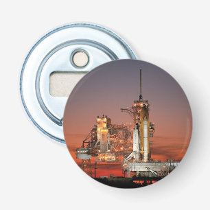 Red Sky for Space Shuttle Atlantis Launch Bottle Opener