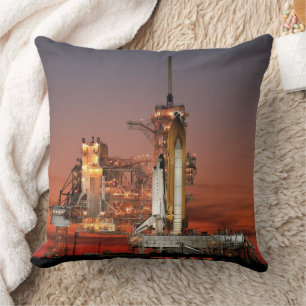 Red Sky for Space Shuttle Atlantis Launch Cushion