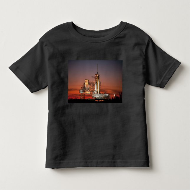 Red Sky for Space Shuttle Atlantis Launch Toddler T-Shirt (Front)