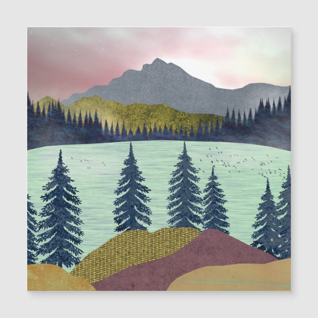 Red Sky Lake Landscape (Front)