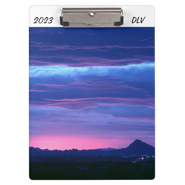 Red Sky - Planner Clipboard (Front)