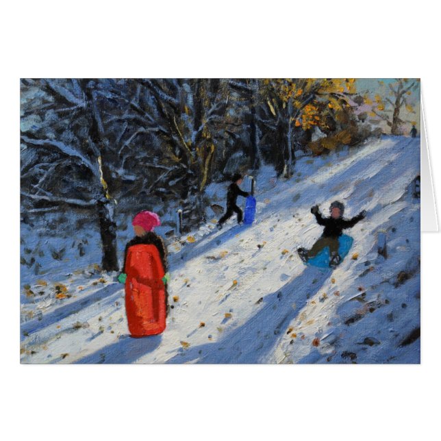 Red sledge Allestree Park Derby. 2014 (Front Horizontal)