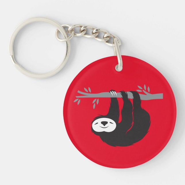 Red Sloth Keychain (Front)