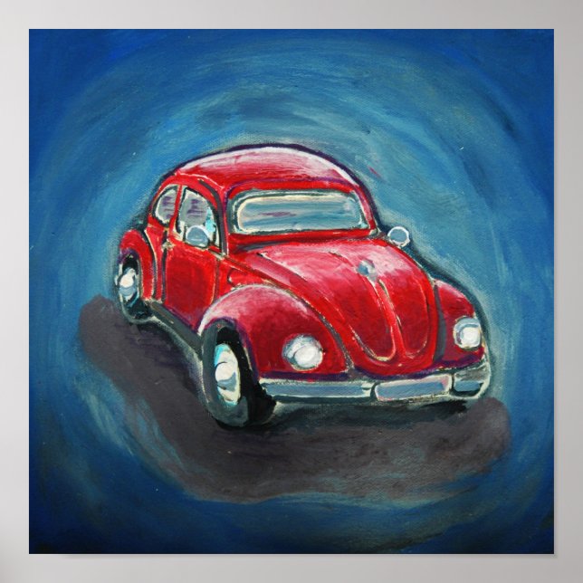 Red Slug Bug Poster (Front)