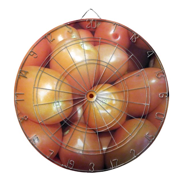 Red Small Tomatoes Dartboard (Front)