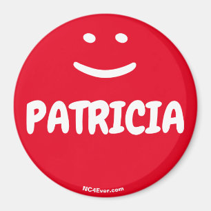 Red Smile PATRICIA magnet