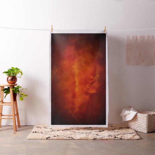 Red Smoke Clouds Photography Backdrop Fabric (In Situ)