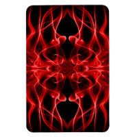 Red Smoke Symmetrical Minimalist Black