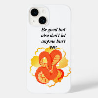 Red Snake on a Golden Flower” | Unique & Luxurious