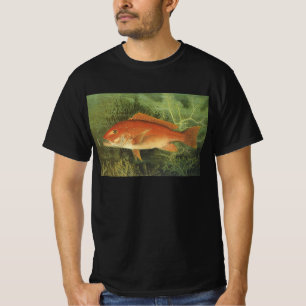 Red Snapper Fish in the Ocean, Vintage Marine Life T-Shirt