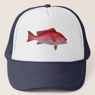 Red Snapper Fish Trucker Hat